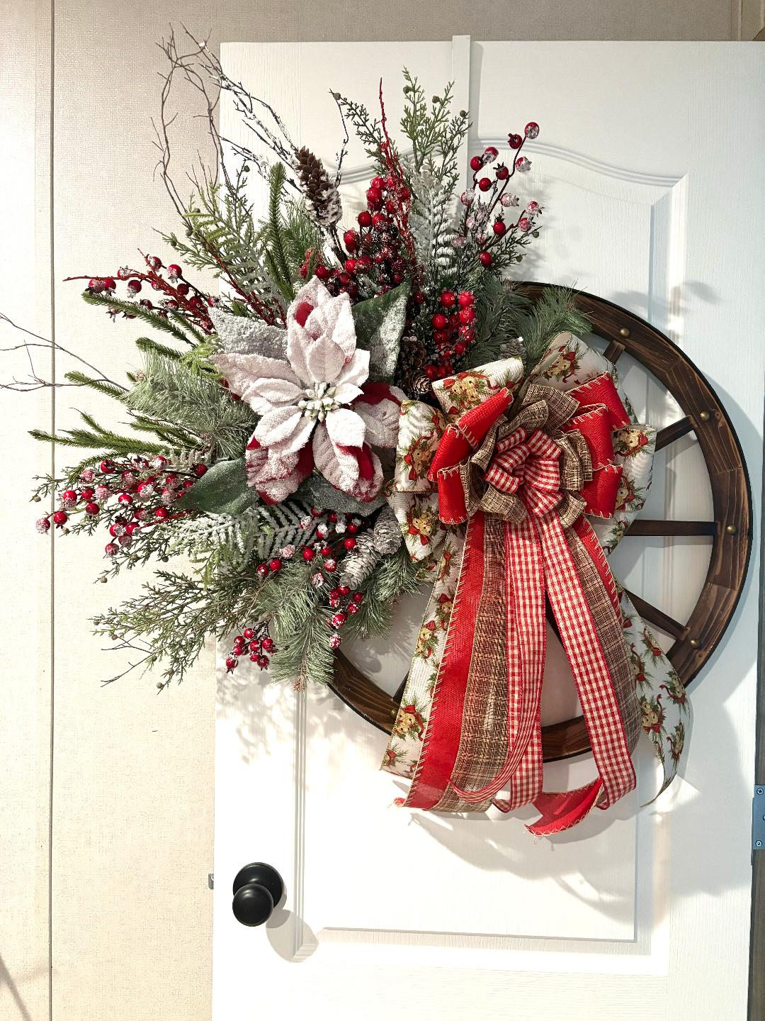 Christmas Wagon Wheel